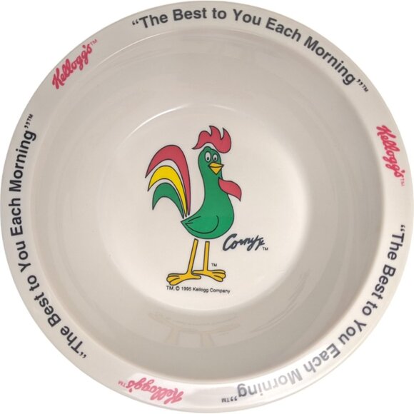 Kellogs Cereal Bowls Plastic Tony The Tiger Toucan Sam Corny Snap 1995 Vtg - Picture 8 of 16